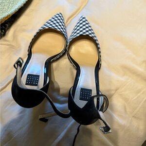 Black and White Gingham Women's Shoes by White House Black Market